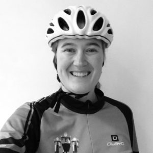 portretfoto fietskoerier astrid geerts