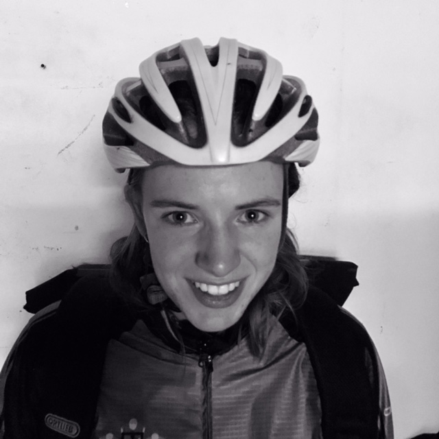 Britt Landman portretfoto fietskoerier britt landman